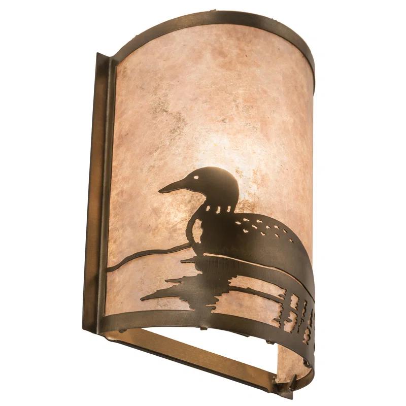 Meyda Lighting Rustic Lodge Flush Mounted Sconce