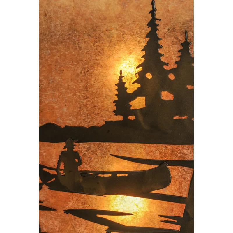 Loon Peak® Corbett Flush Mounted Sconce