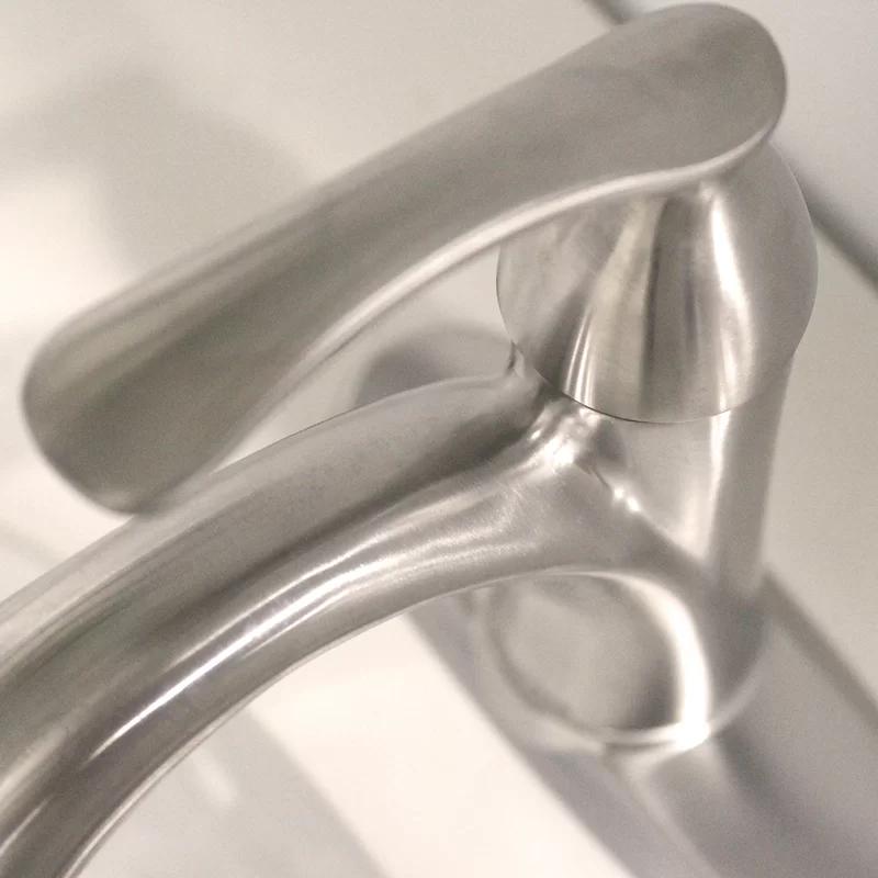 Chelsea Brushed Nickel Single Lever Bathroom Faucet