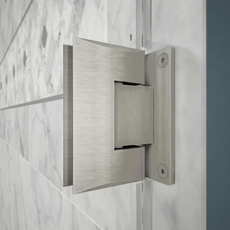 Unidoor Plus 58" W x 72" H Pivot Frameless Shower Door with ClearMax™ Technology