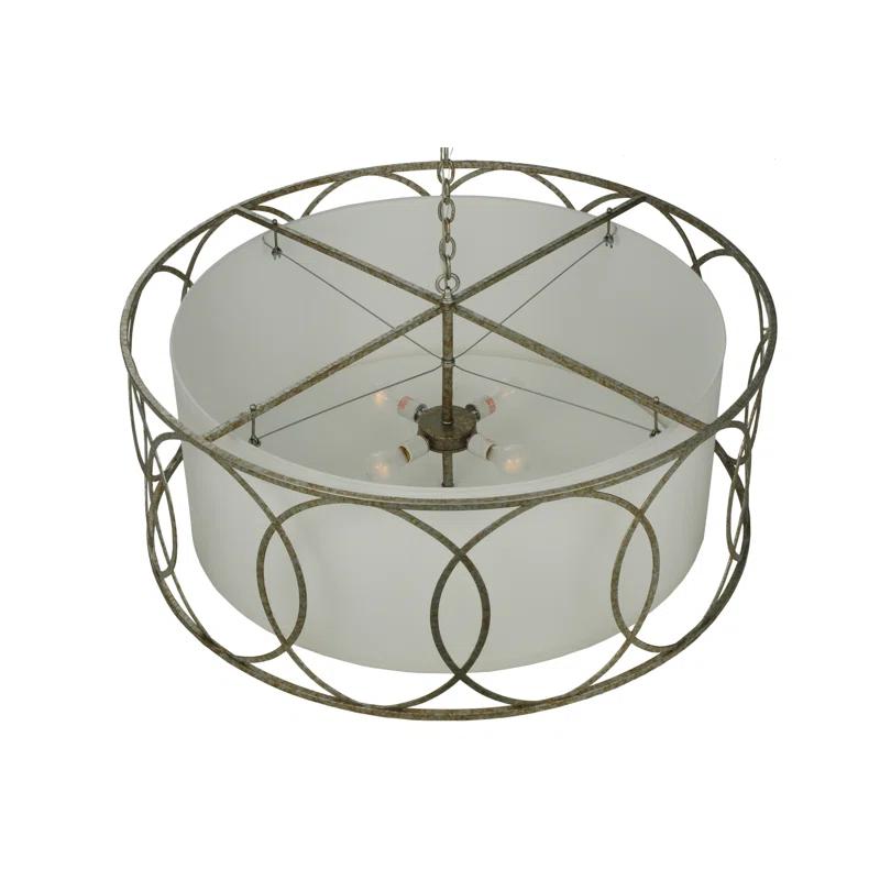 Meyda Lighting 4 - Light Drum Chandelier