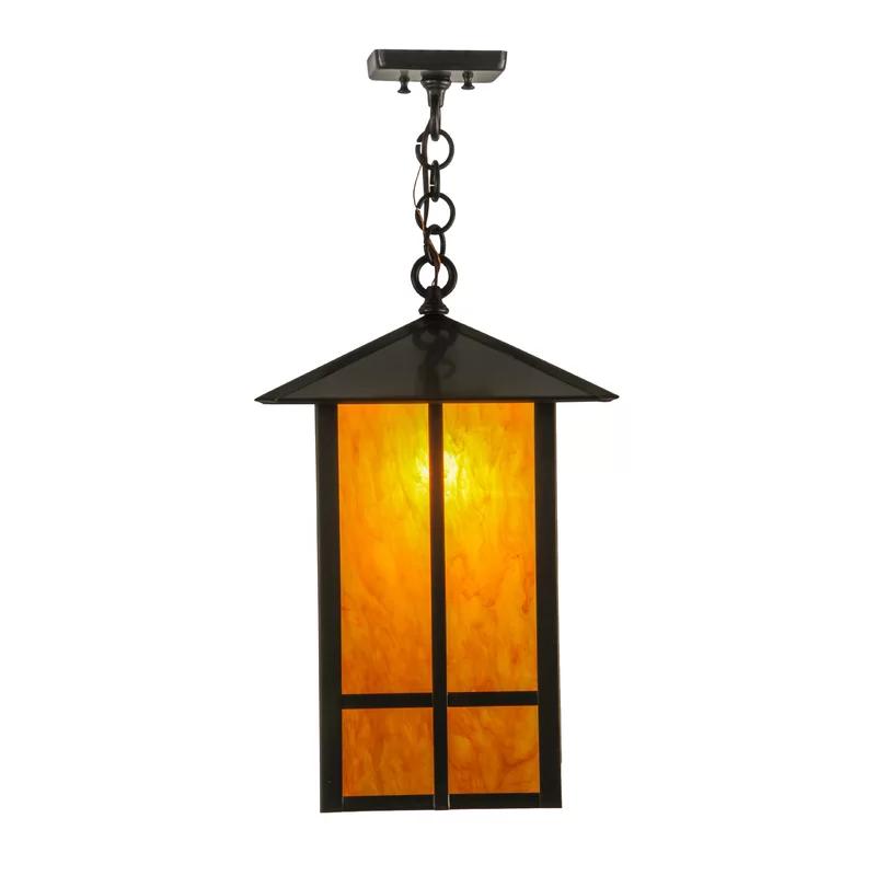 Seneca Bronze 1-Light Indoor/Outdoor Energy Star Lantern Pendant