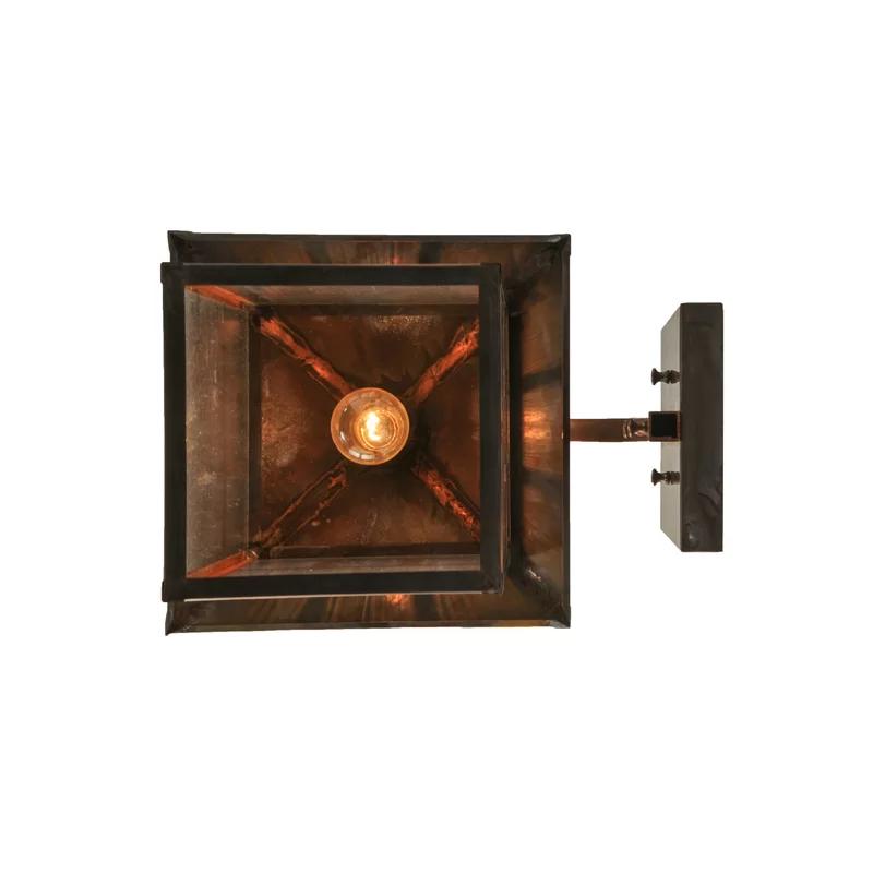 Seneca Double Bar Mission 1-Light Solid Brass Sconce