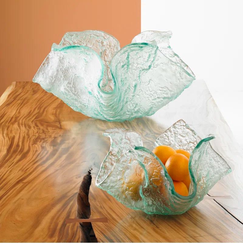 Phillips Collection Bubble Glass Decorative Bowl