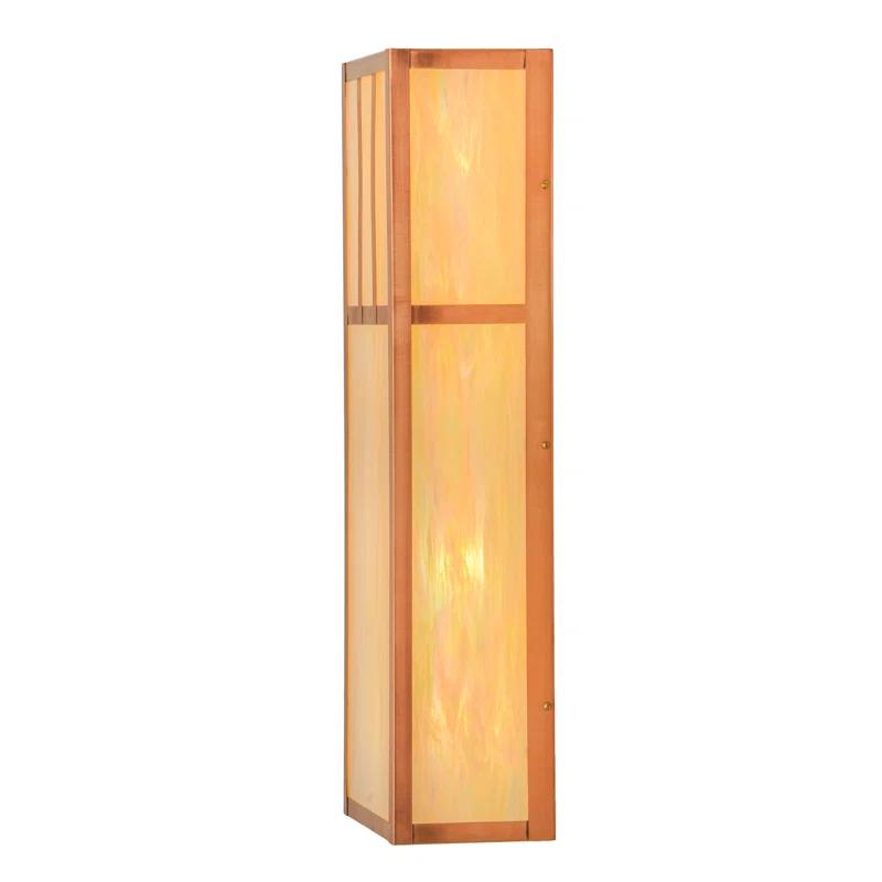 Double Bar Mission Flush Mounted Sconce