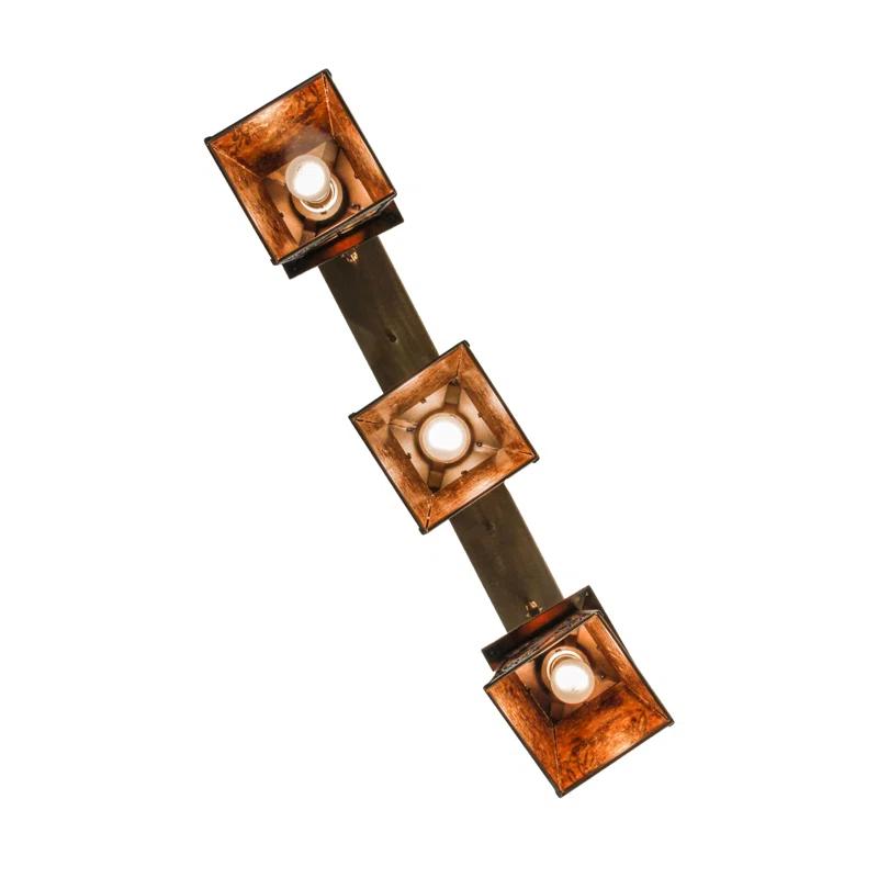 Rustic Lodge 3 - Light Antique Copper Kitchen Island Pendant