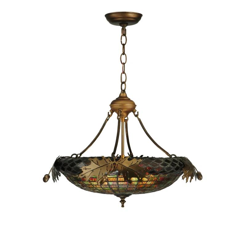 Rustic Lodge 2 - Light Antique Copper Unique/Statement Pendant