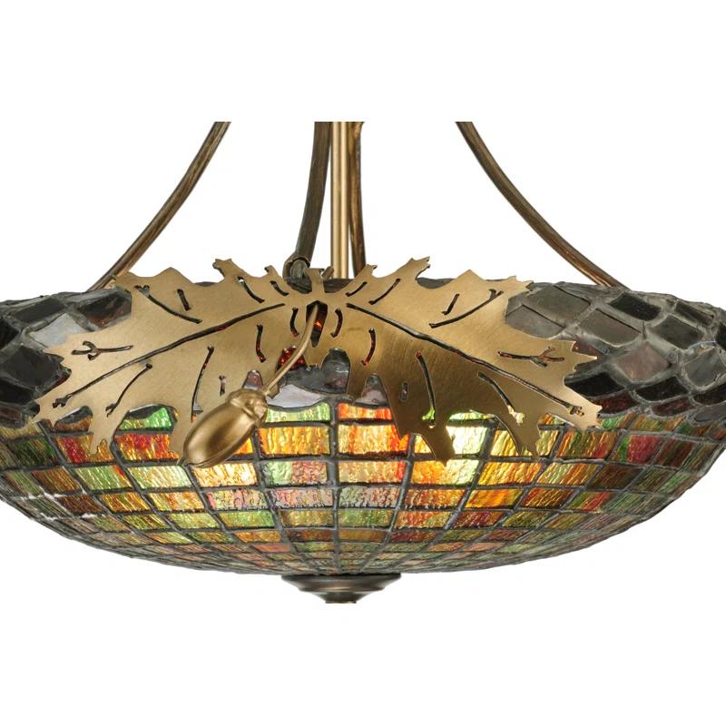Rustic Lodge 2 - Light Antique Copper Unique/Statement Pendant