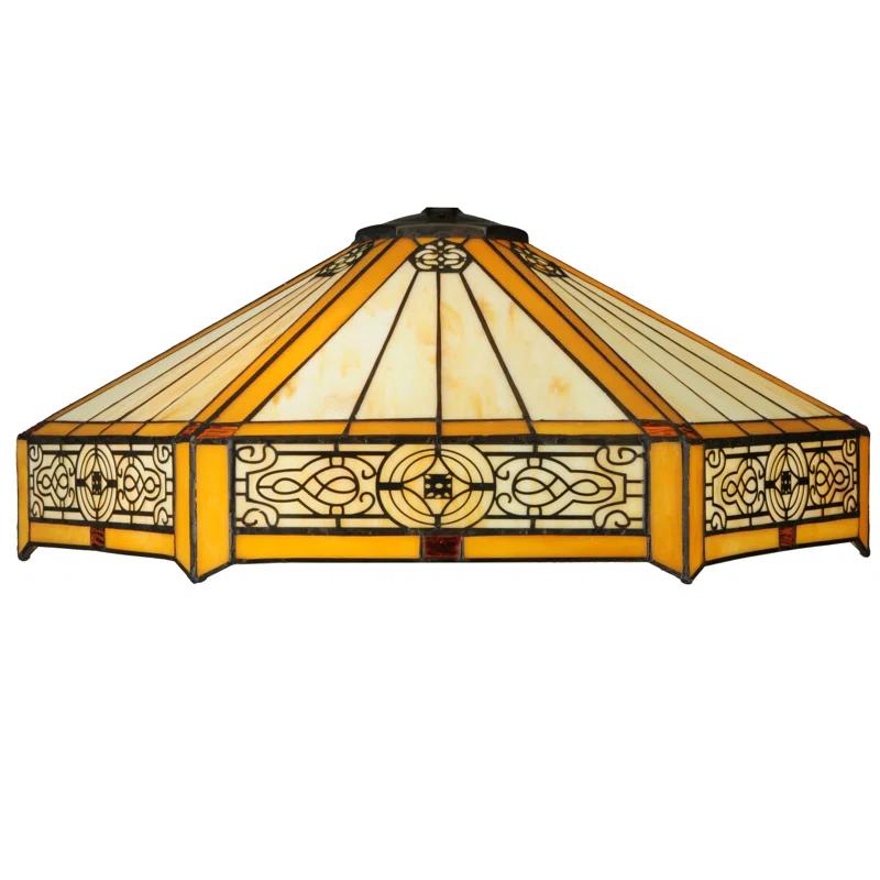 Meyda Lighting Meyda Tiffany & Stained Glass 62'' Mahogany Bronze Traditional Floor Lamp