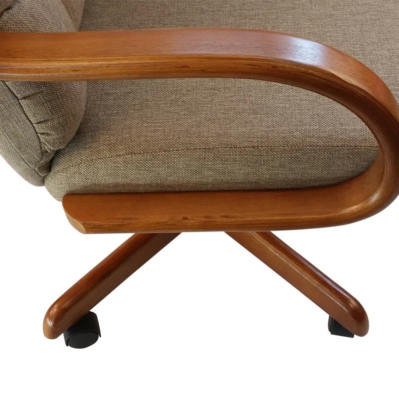 Caster Chair Company Camile Swivel & Tilt Caster Dining Arm Chair