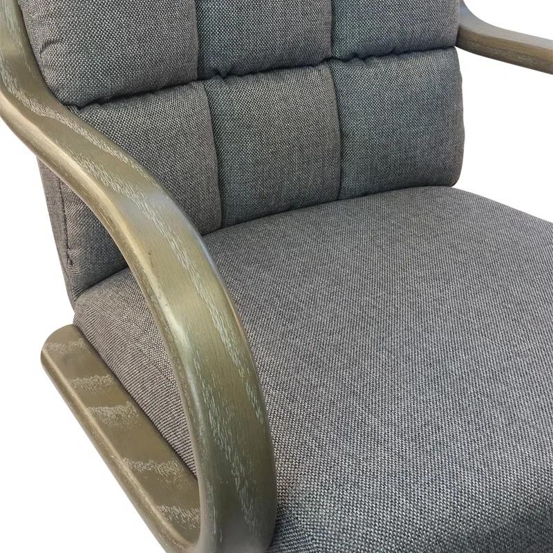 Caster Chair Company Camile Swivel & Tilt Caster Dining Arm Chair