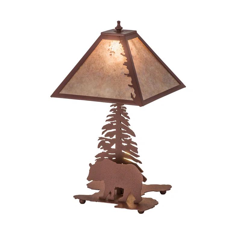 Rustic Lodge Novelty Lamp
