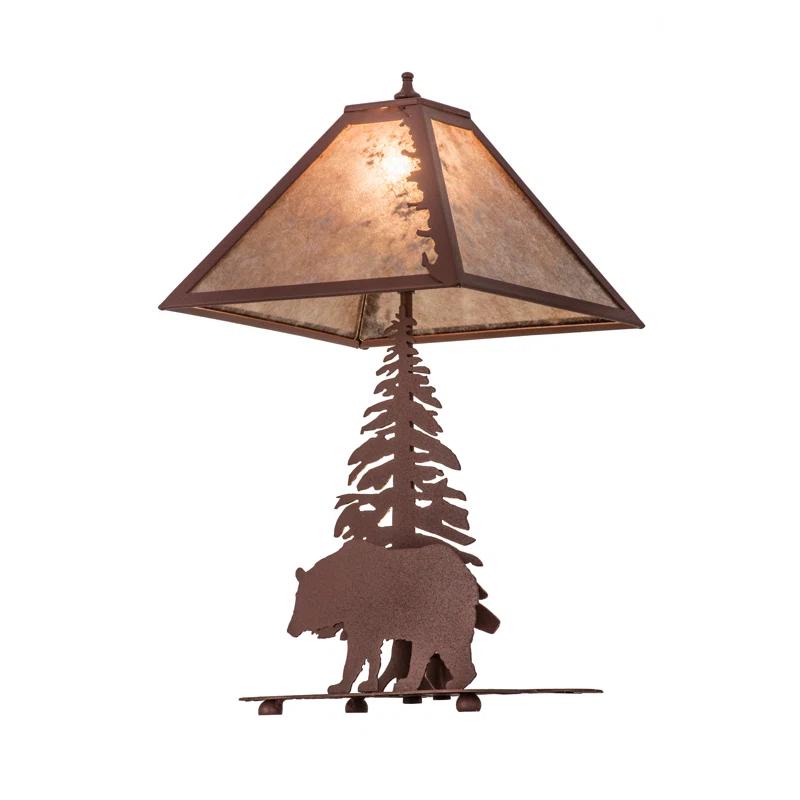 Rustic Lodge Novelty Lamp