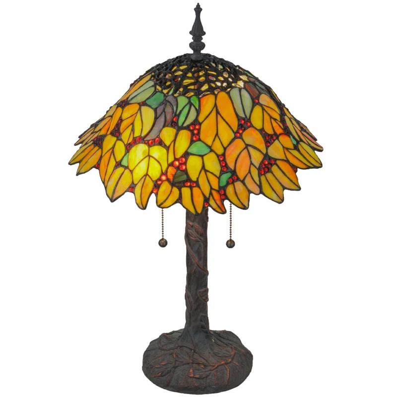 Meyda Tiffany 139603 Lighting, 24.5" Height, Finish: Verdigris,Mahogany Bronze