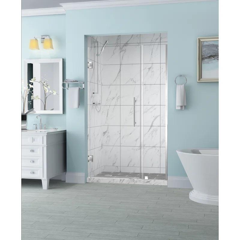 Belmore 33 x 72 Hinged Frameless Shower Door