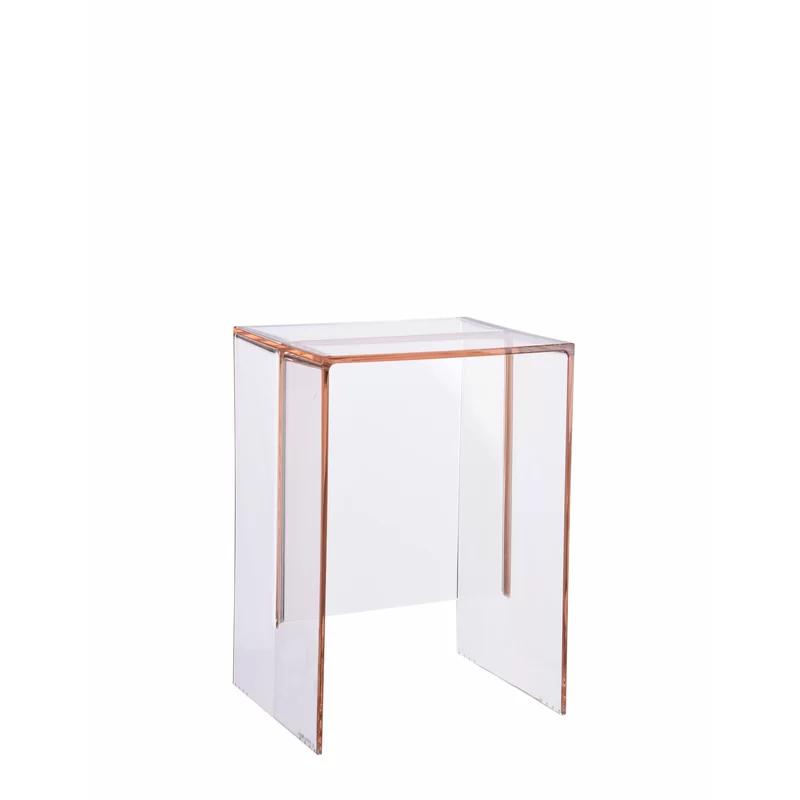 Ludovica + Roberto Palomba Nude Acrylic Max Beam Side Table