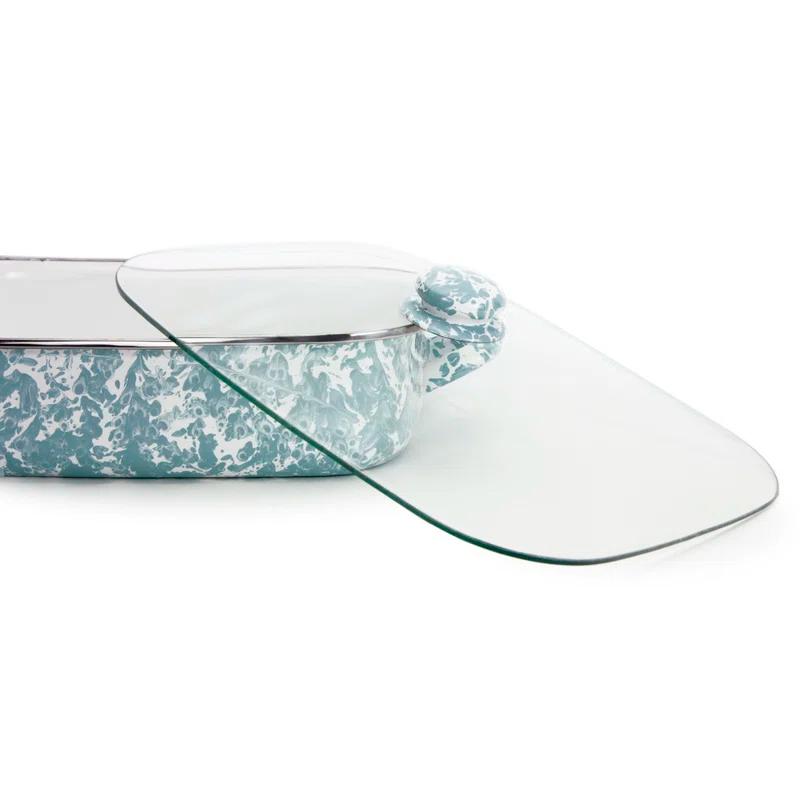 Golden Rabbit Grey Swirl Roasting Pan
