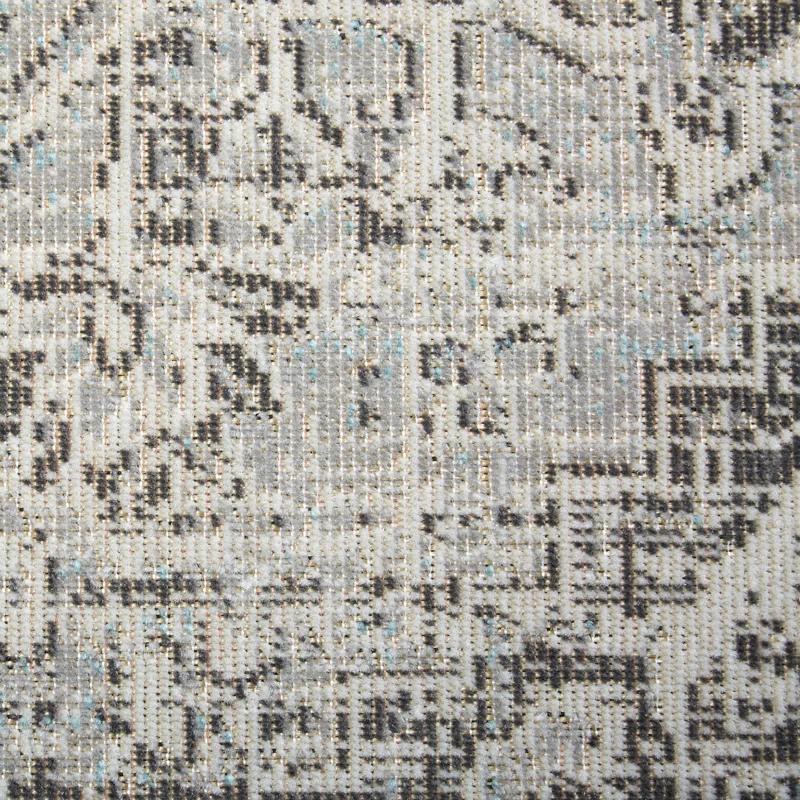Nicole Miller Nicole Miller New York Patio Sofia Medallion Indoor/Outdoor Area Rug, Light Grey/Dark Grey