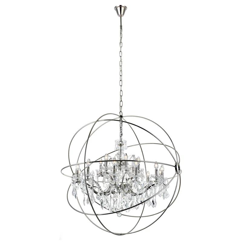 Svante 18 - Light Dimmable Globe Chandelier