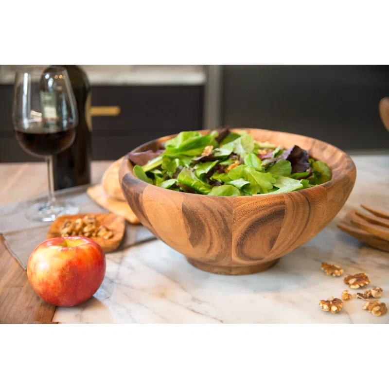 Ironwood Gourmet Gourmet Wood Salad Bowl