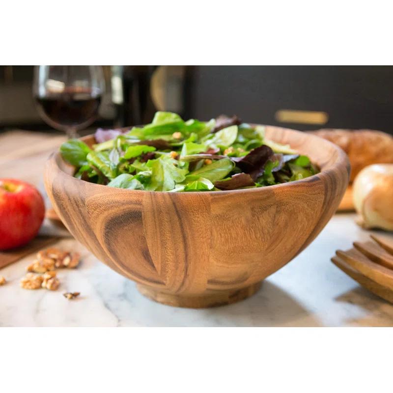 Ironwood Gourmet Gourmet Wood Salad Bowl