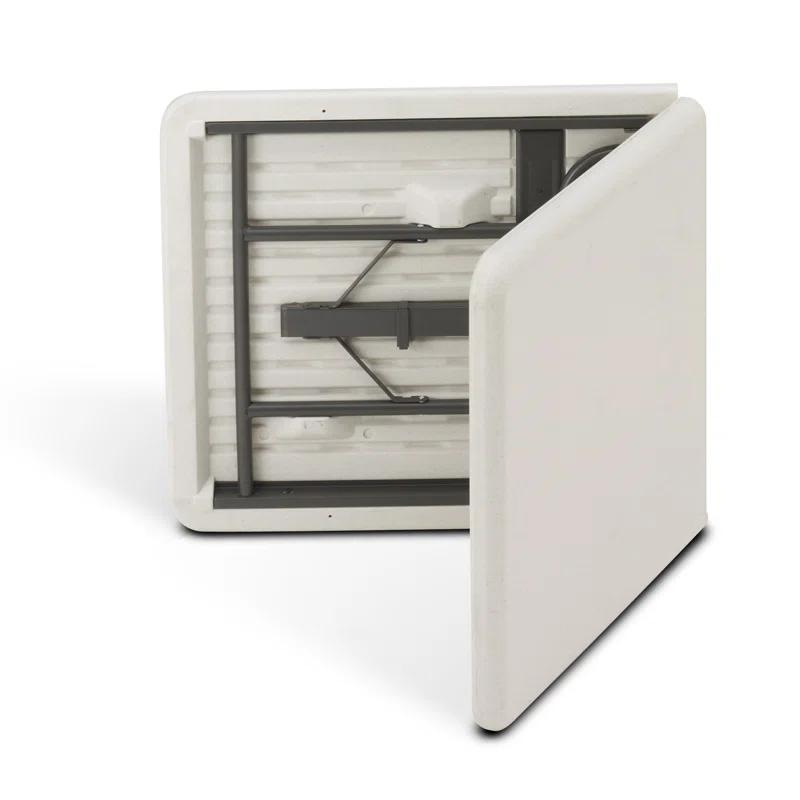Iceberg Enterprises IndestrucTableTOO Plastic Rectangular Fold-in-Half Folding Table & Reviews | Wayfair