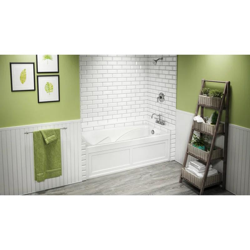 Cetra 60" x 36" Alcove Whirlpool Bathtub