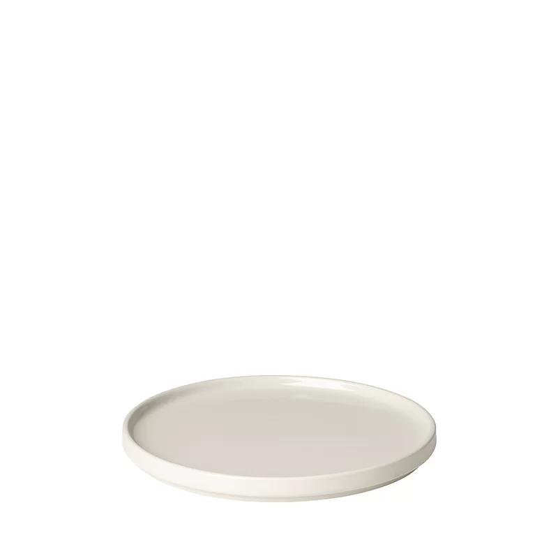 Moonbeam Cream 8'' Scandinavian Ceramic Dessert Plate Set