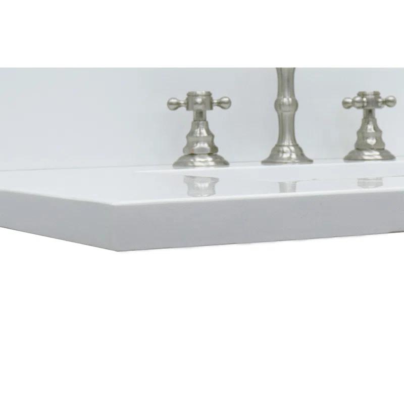 Bellaterra Home 31'' Composite Single Bathroom Vanity Top with Sink