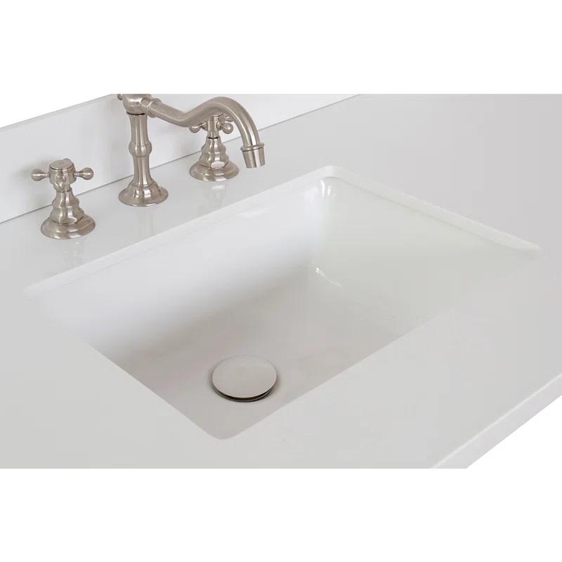 Bellaterra Home 31'' Composite Single Bathroom Vanity Top with Sink
