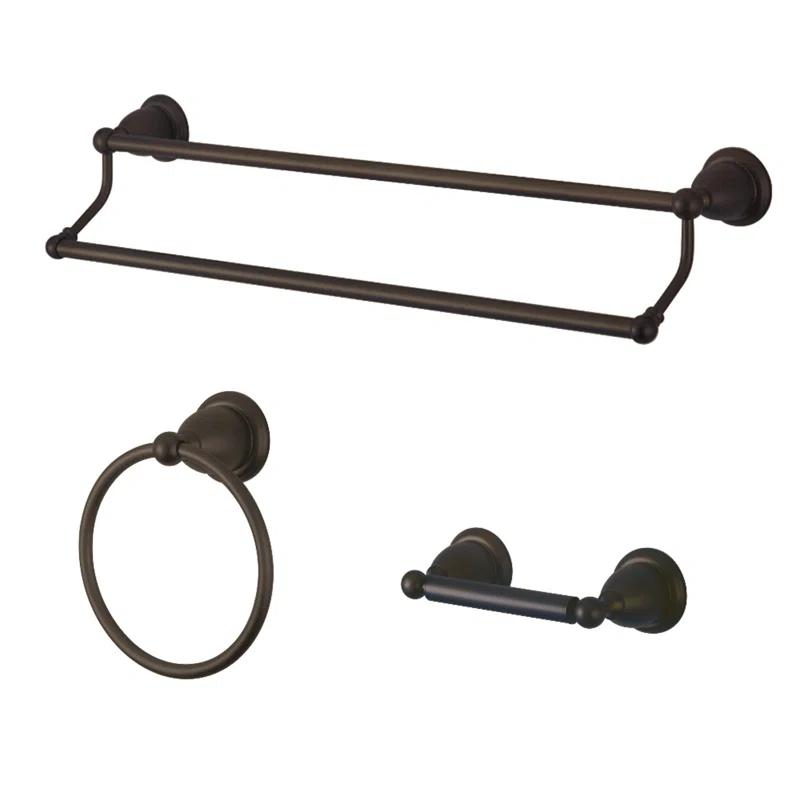 Kingston Brass Heritage 3-Piece Bathroom Hardware Set