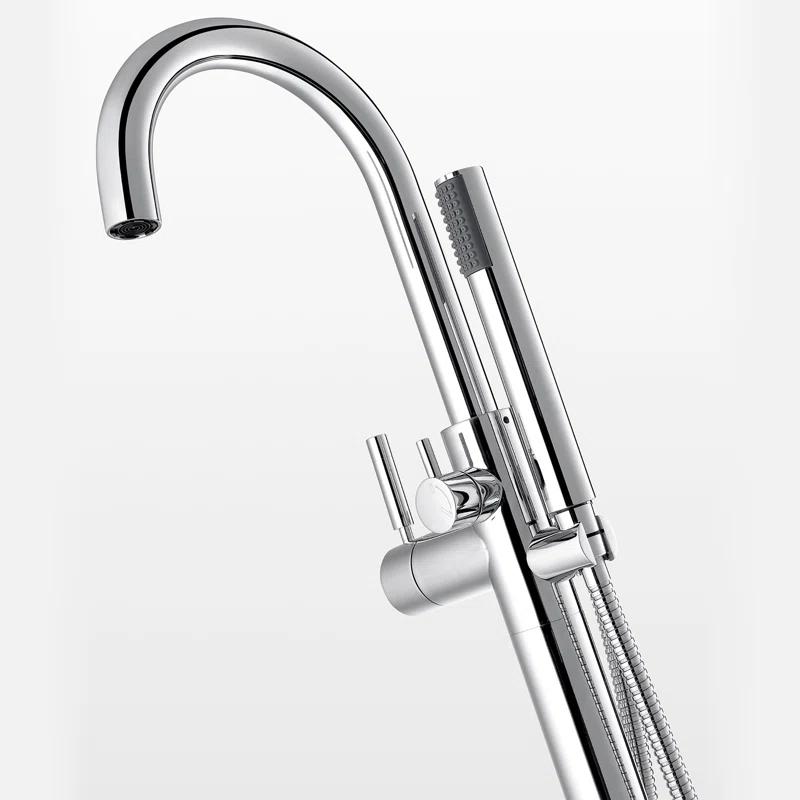 1 Handle Floor Tub Filler with Diverter