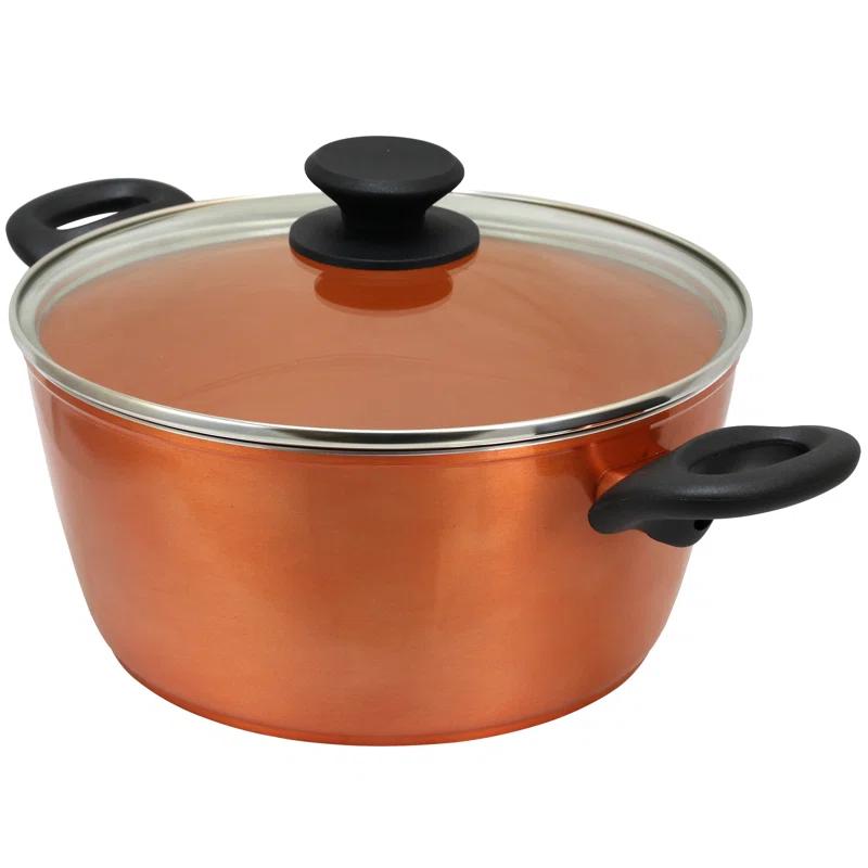 Eco Friendly Home Eco Friendly Home 4.5 Quarts Non-Stick Aluminum Round Dutch Oven