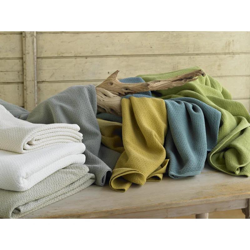 Coyuchi Honeycomb Hand Woven Throw Blanket
