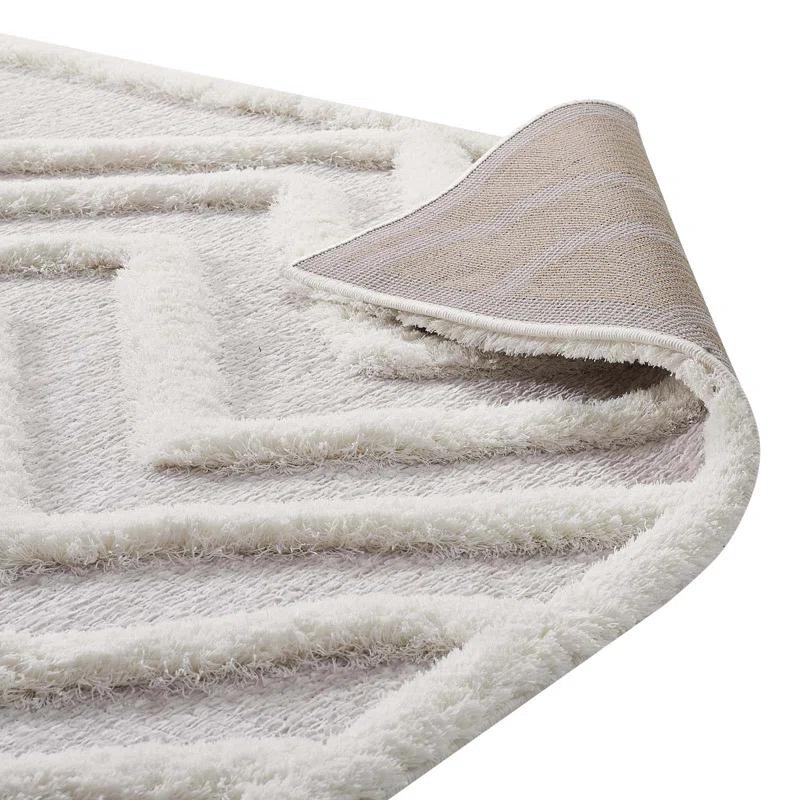 Modway Modway Pathway Abstract Chevron Shag Area Rug