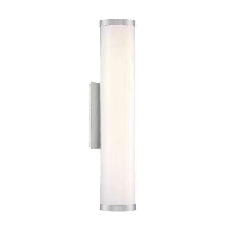 Lithium Modern 24" Dimmable LED Wall Light in Brushed Aluminum