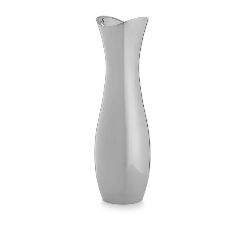 Sleek Metal Bouquet Vase with Seductive Curves