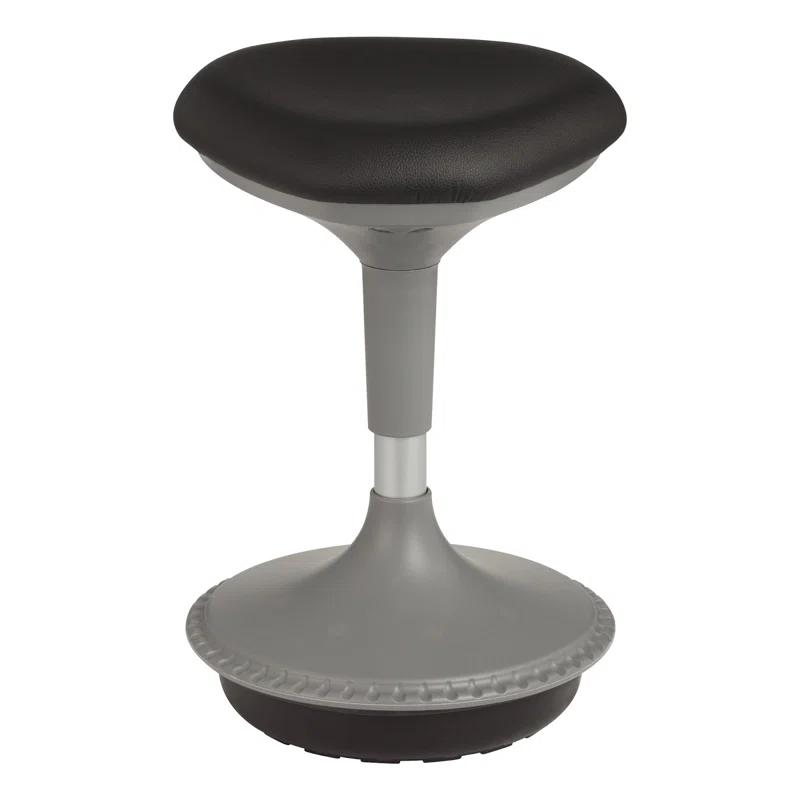 ErgoFlex Gray Adjustable Height Active Learning Stool