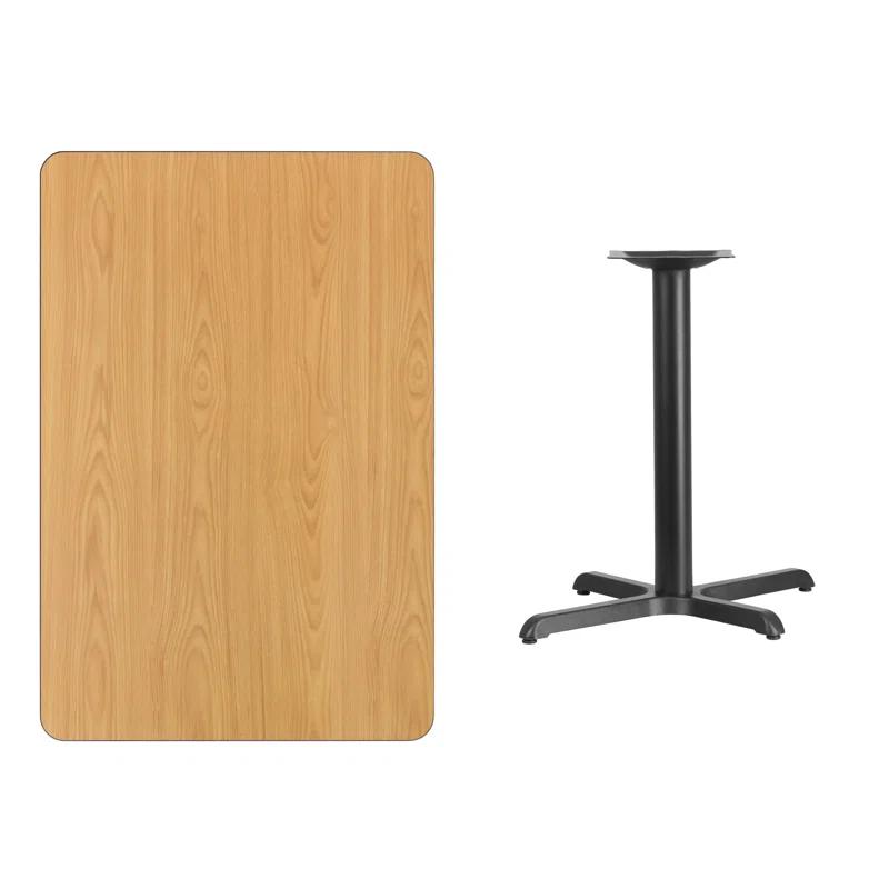 Flash Furniture Laminate Table Top with Table Height Base