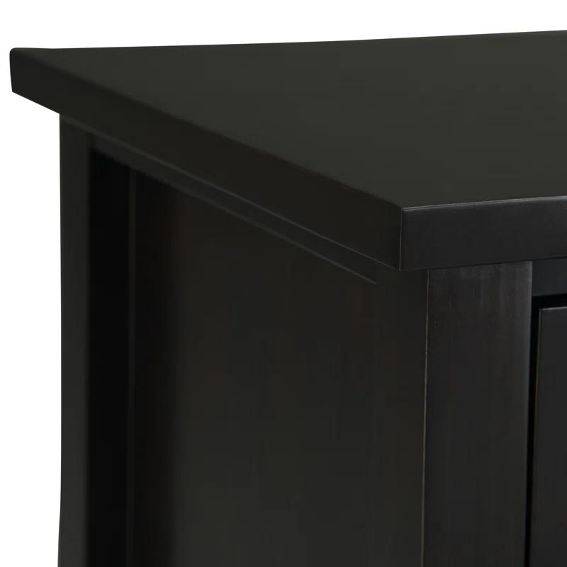 Simpli Home Warm Shaker 24"W Solid Wood Bedside Table with Two Drawers