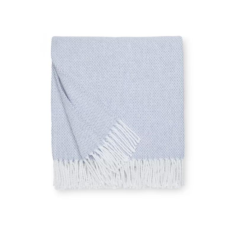 Terzo Ocean Fringed Cotton Throw Blanket 51" x 71"