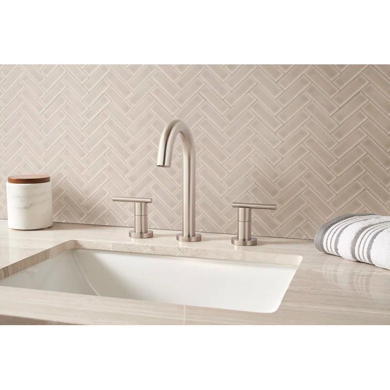 Herringbone 1" x 3" Glossy Ceramic Mosaic Tile