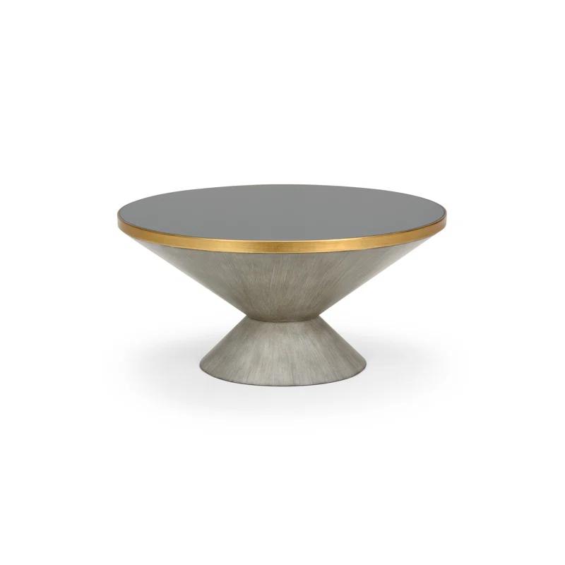 New York Glass Top Coffee Table