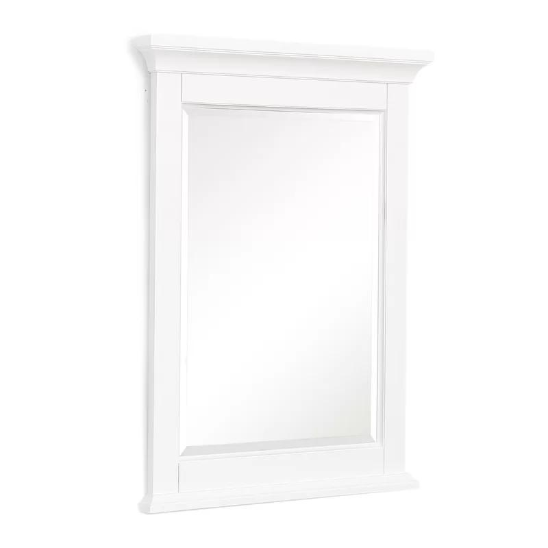 Newport Classic White Solid Pine Bathroom Vanity Mirror