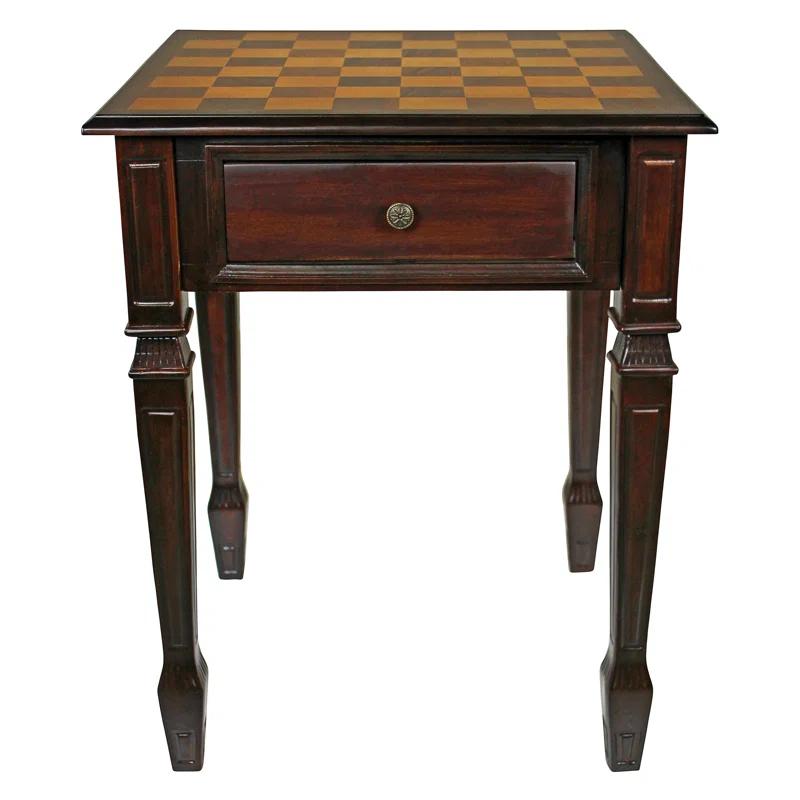 Design Toscano Walpole Manor 20.5" Square Chess Table