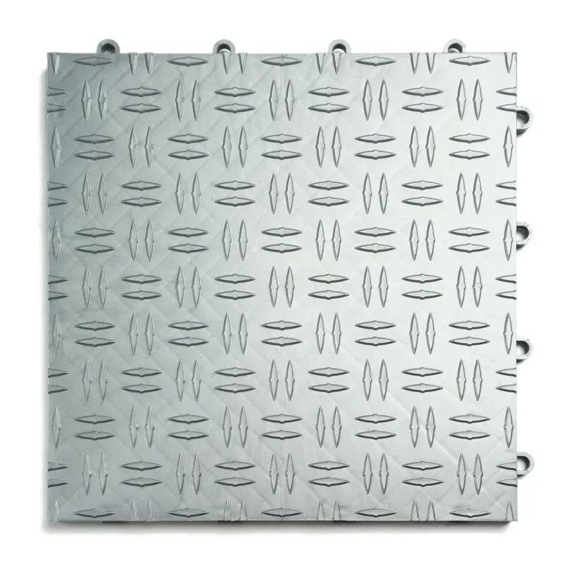 Diamond MotorDeck 12'' W x 12'' L Garage Flooring Tiles in Black