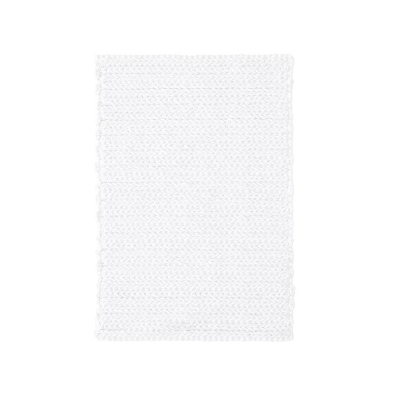 Lasso 100% Cotton Chenille Chain Stitch Non-Slip Bath Rug