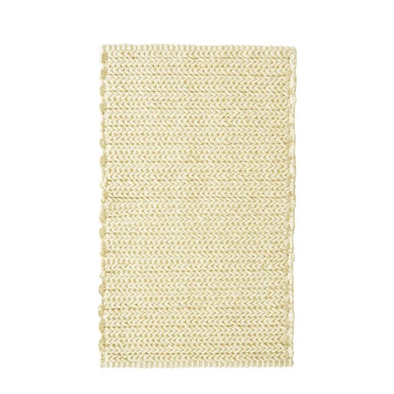 Lasso 100% Cotton Chenille Chain Stitch Non-Slip Bath Rug