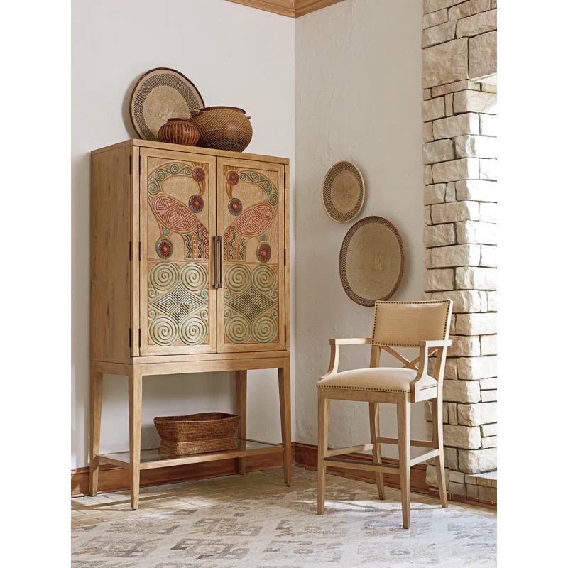Los Altos Sutherland Upholstered Stool