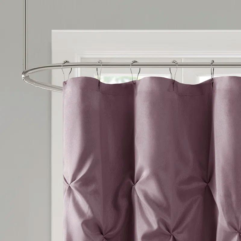 Laurel Tufted Semi-Sheer Shower Curtain